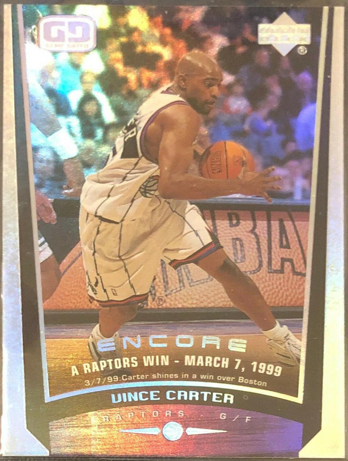 Vince Carter #146 Basketball Cards 1998 Upper Deck Encore