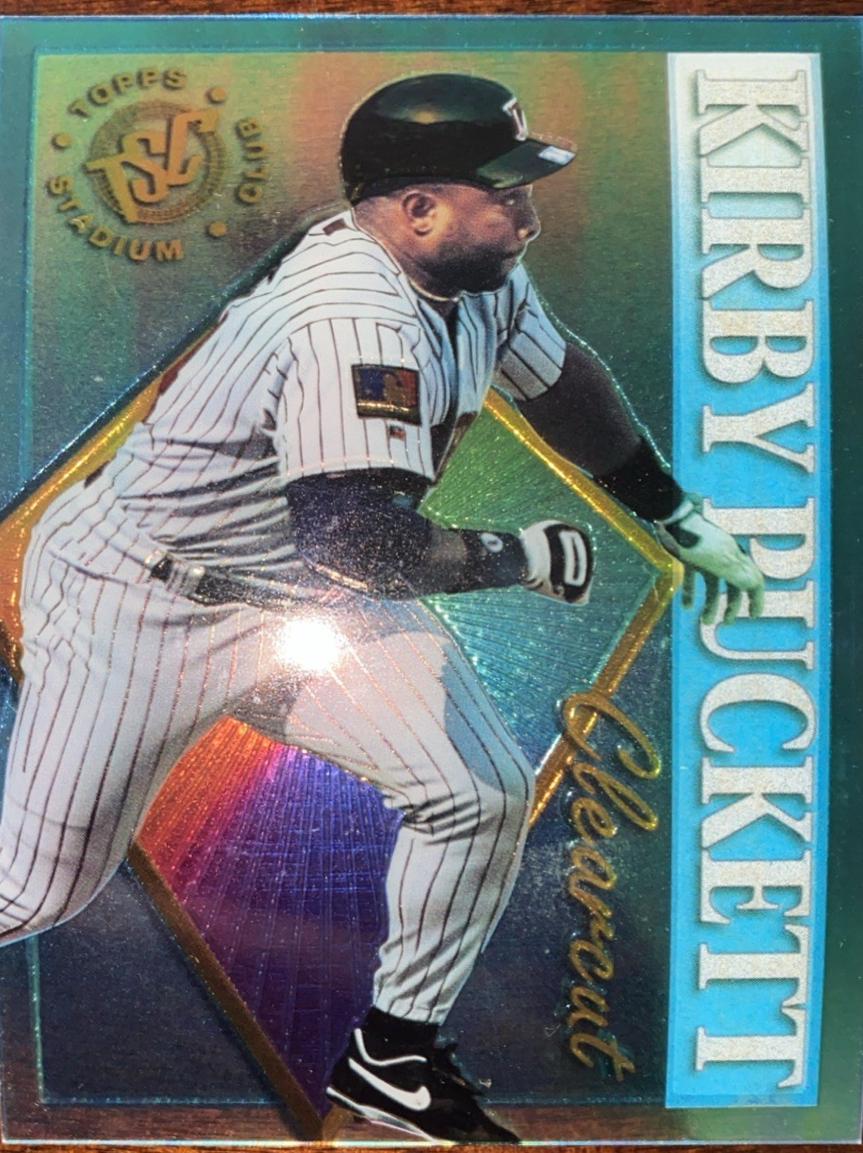 Kirby Puckett #12 1995 Stadium Club Clear Cut Baseball
