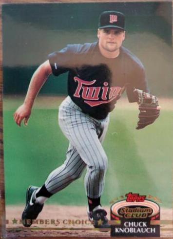 Chuck Knoblauch #601 Baseball Cards 1992 Stadium Club