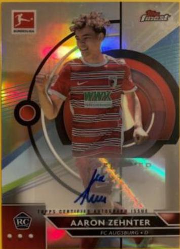 Aaron Zehnter #BCA-AZ Soccer Cards 2022 Topps Finest Bundesliga Autographs