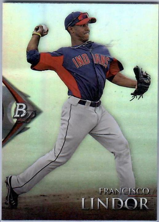 Francisco Lindor #BPP1 Baseball Cards 2014 Bowman Platinum Prospects