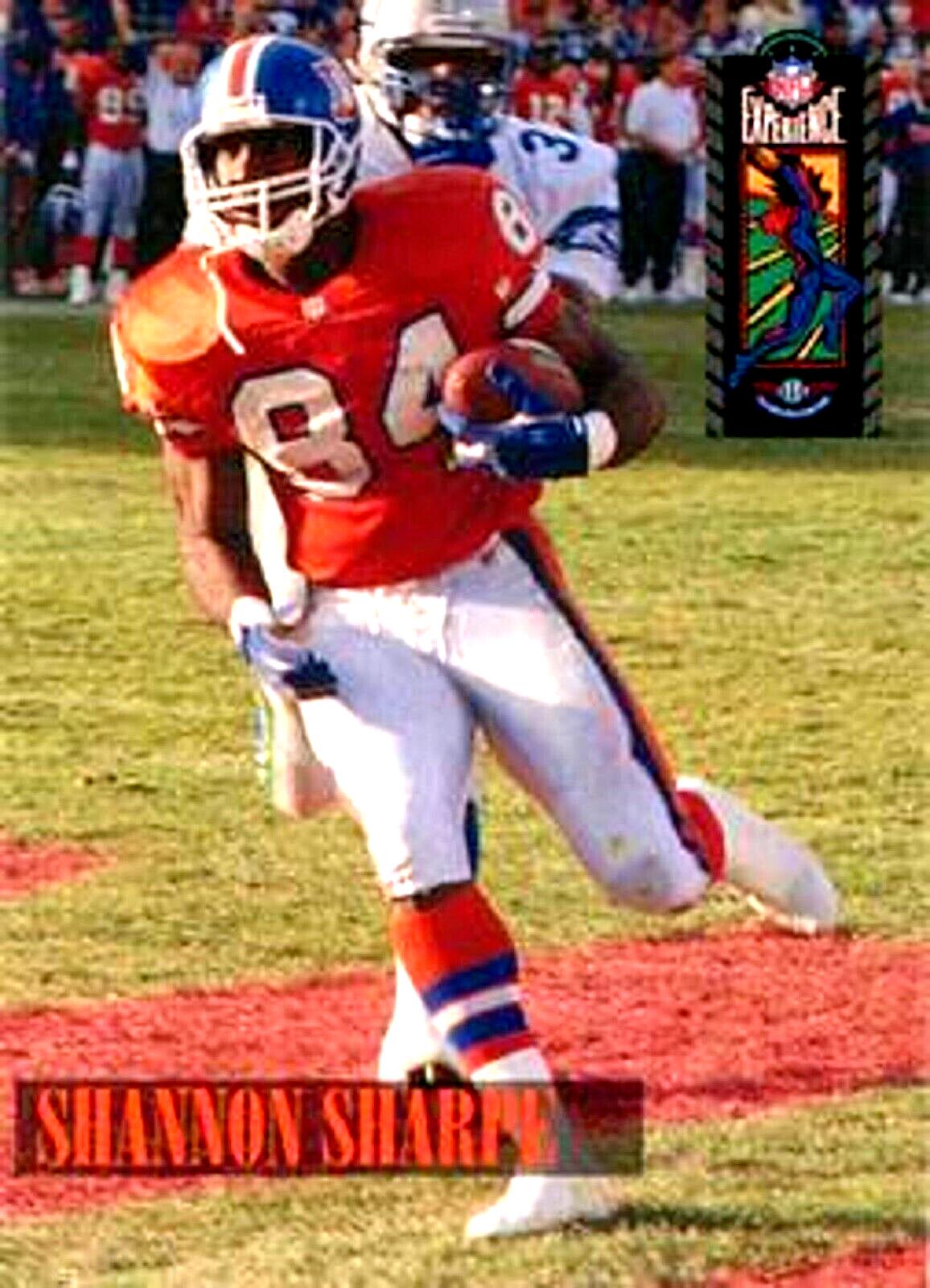 Shannon Sharpe #27 Football Cards 1994 Classic NFL Experience