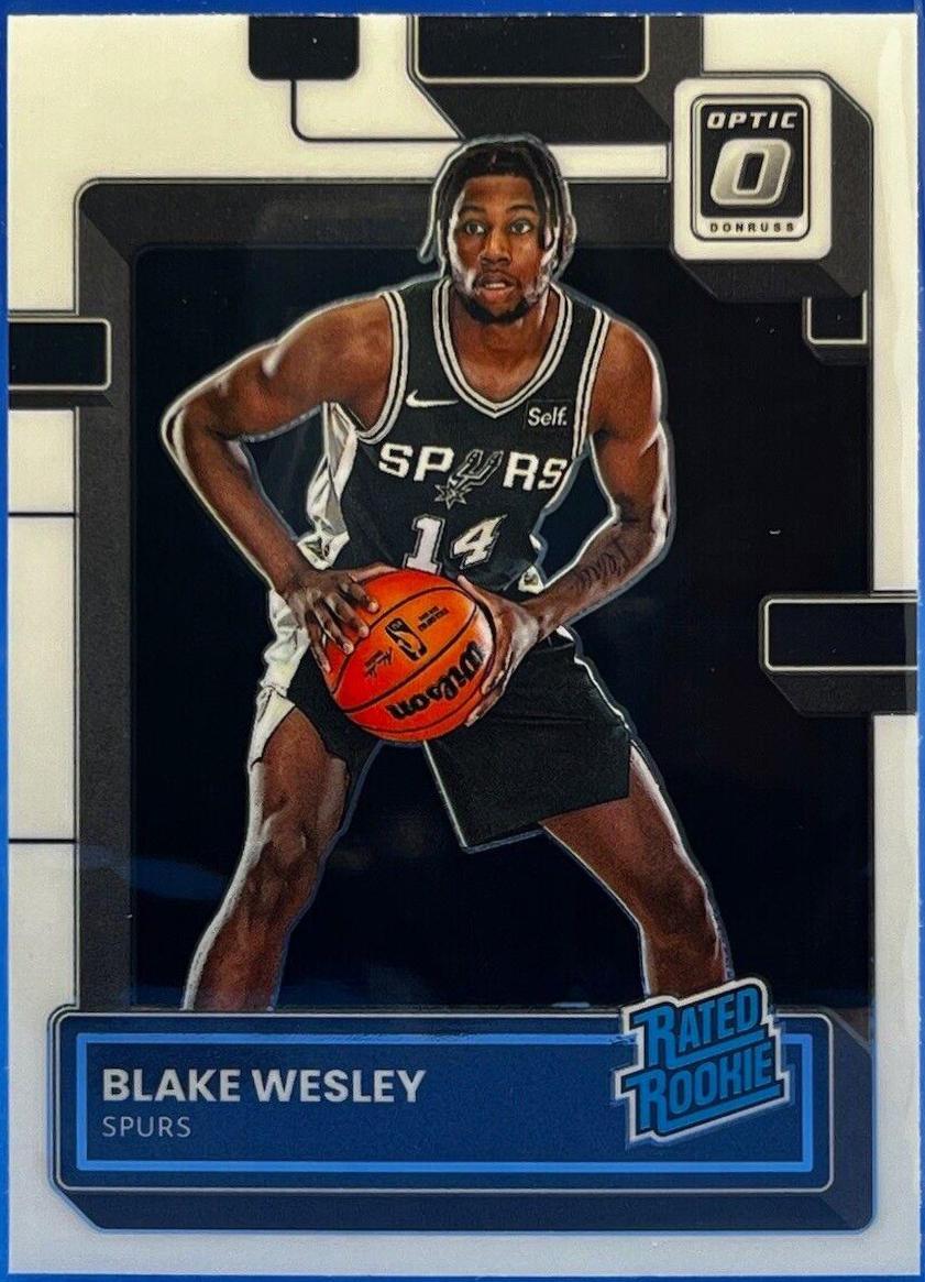 Blake Wesley #215 Basketball Cards 2022 Panini Donruss Optic