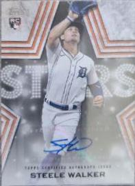 Steele Walker #BSA-SWA Baseball Cards 2023 Topps Series 2 Stars Autographs