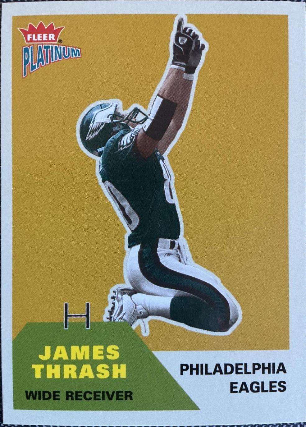 James Thrash #28 2002 Fleer Platinum Football