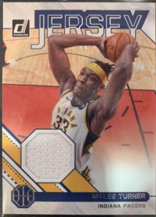 Myles Turner #63 2020 Donruss Jersey Series Basketball