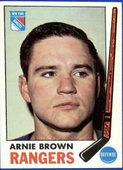 Arnie Brown #34 Hockey Cards 1969 Topps