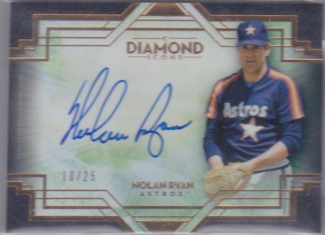 Nolan Ryan #DIA-NR Baseball Cards 2021 Topps Diamond Icons Diamond Icons Autographs