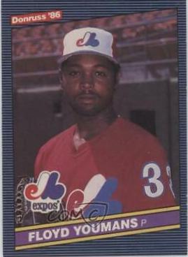 Floyd Youmans #543 Baseball Cards 1986 Donruss