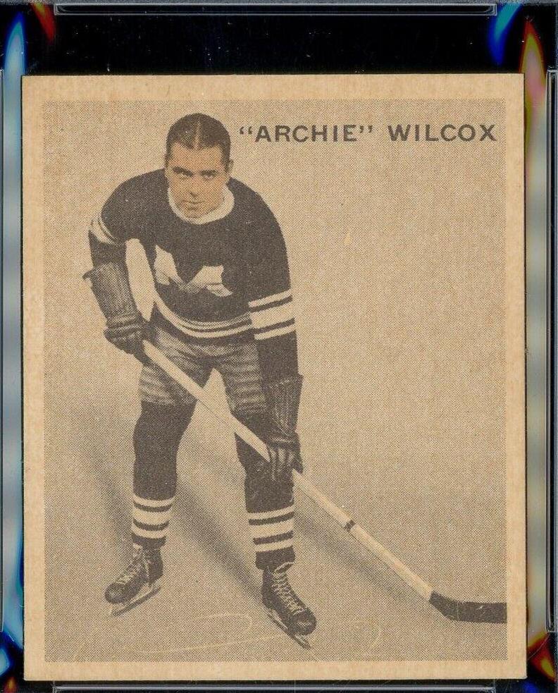 Thomas Wilcox #9 Hockey Cards 1933 World Wide Gum Ice Kings