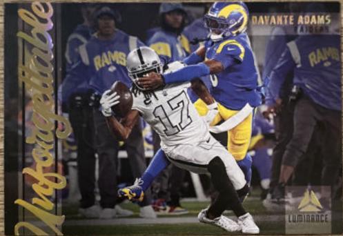 Davante Adams #U-15 Football Cards 2023 Panini Luminance Unforgettable