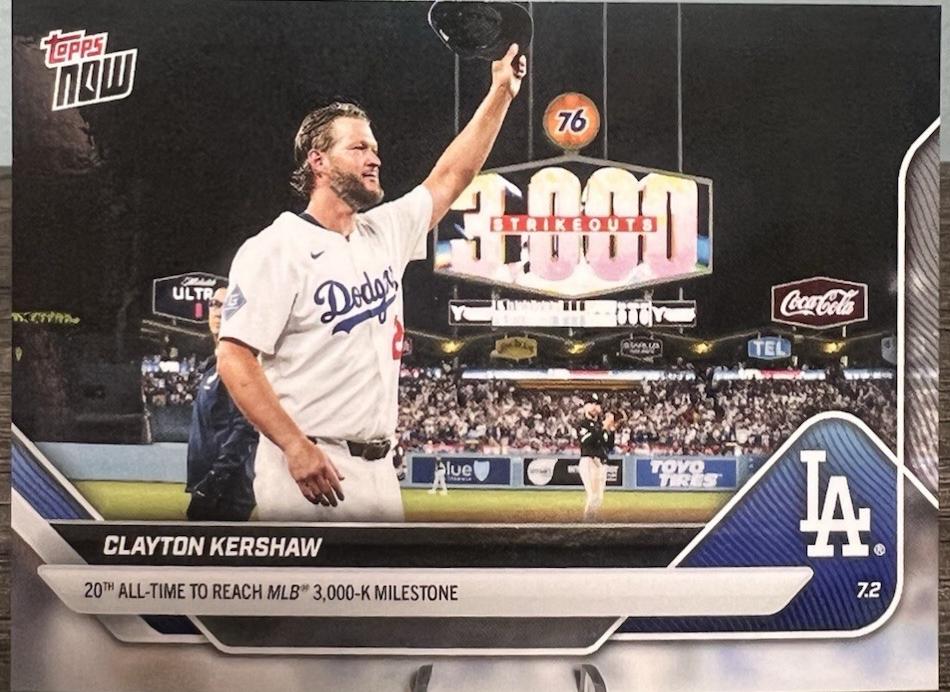 Clayton Kershaw #373SP 2025 Topps Now Baseball