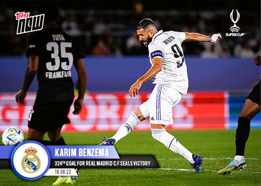 Karim Benzema #2 Soccer Cards 2022 Topps Now UEFA Champions League