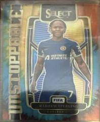 Raheem Sterling [Tie-Dye] #20 Soccer Cards 2023 Panini Select FIFA Unstoppable Prices