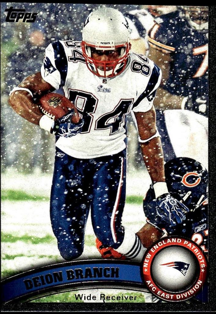 Deion Branch #172 2011 Topps Chrome Football