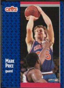 Mark Price #38 Basketball Cards 1991 Fleer