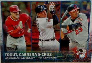 Trout, Cabrera, Cruz