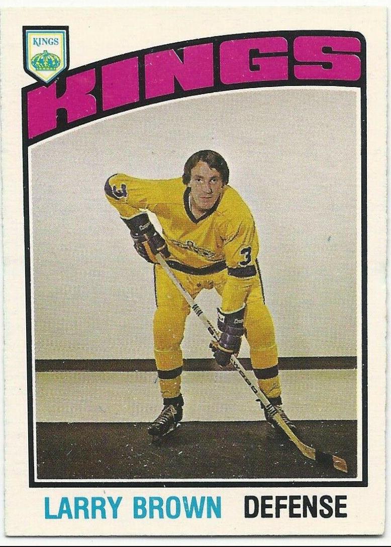 Larry Brown #355 1976-77 O-Pee-Chee Hockey
