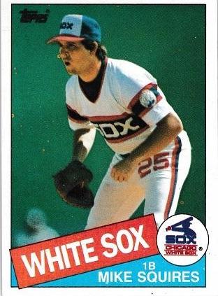 1985 Topps Mike Squires #543 card