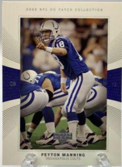 Peyton Manning #1 Football Cards 2003 Upper Deck Patch Collection