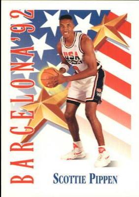 Scottie Pippen #537 Basketball Cards 1992 Skybox USA
