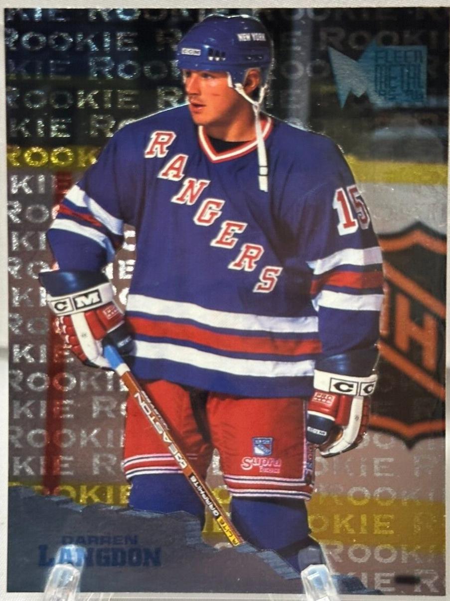 Darren Langdon #181 Hockey Cards 1995 Fleer Metal