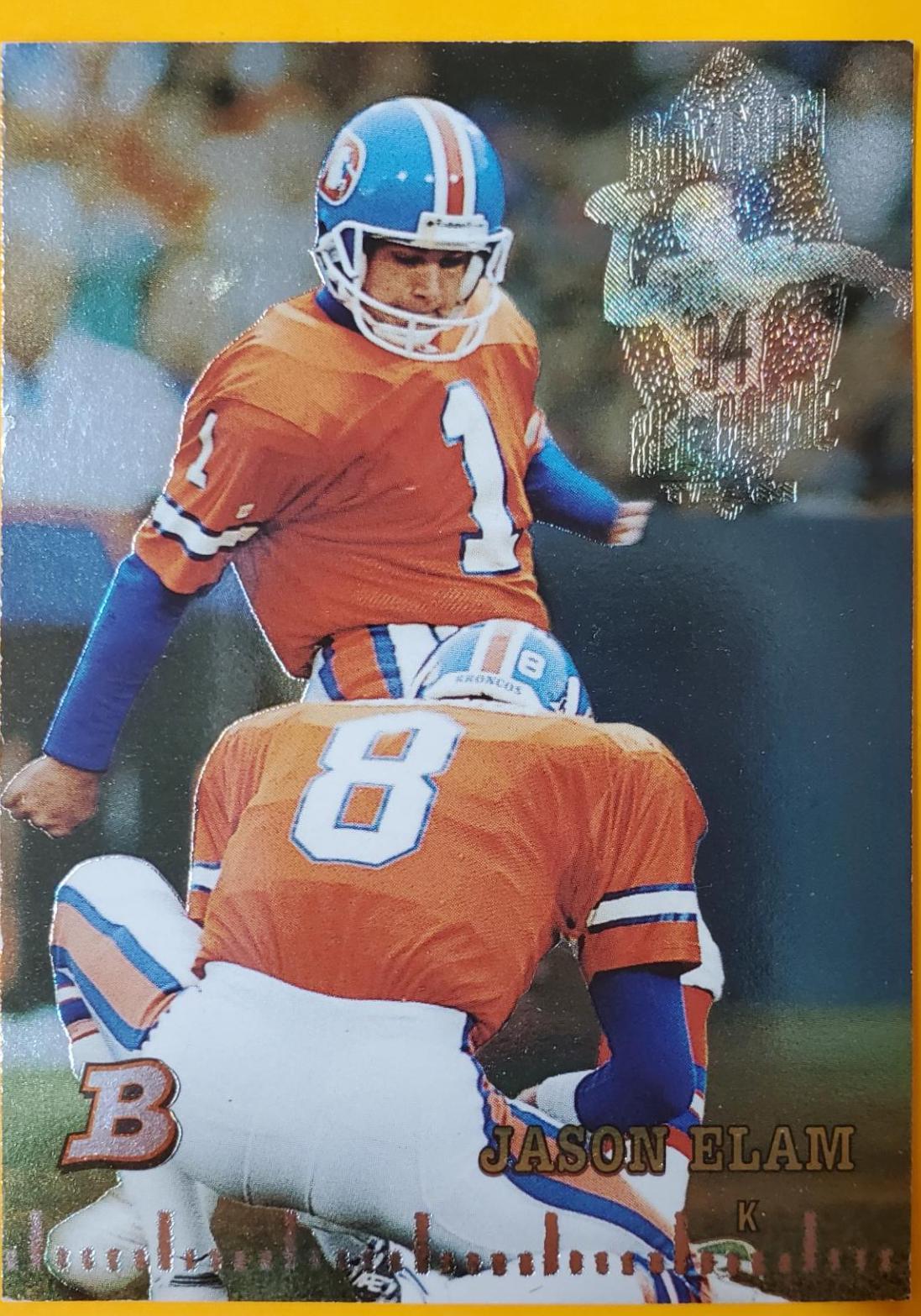 Jason Elam #230 Football Cards 1994 Bowman