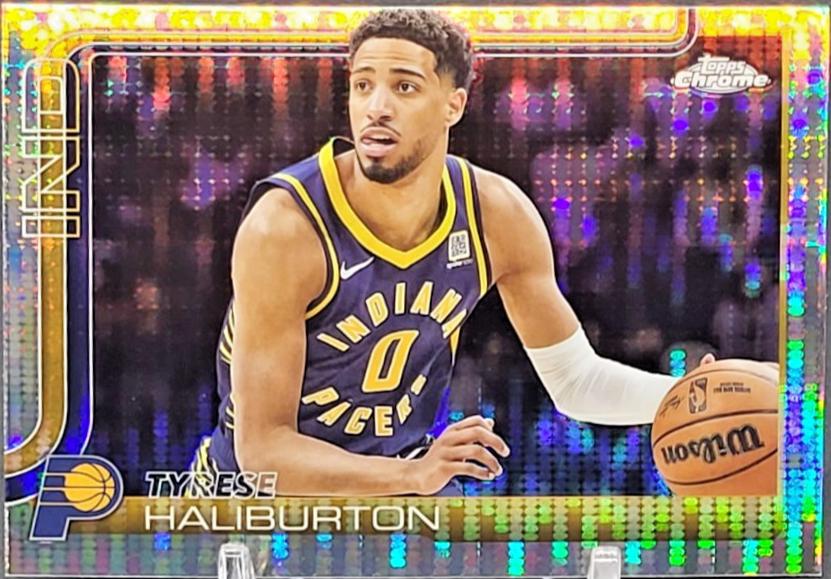 2025 Topps Chrome Tyrese Haliburton [Pulsar Refractor] #3 card