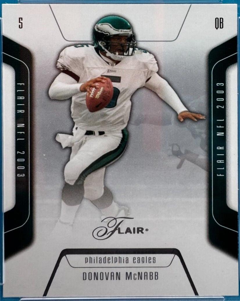 Donovan McNabb #5 Football Cards 2003 Flair