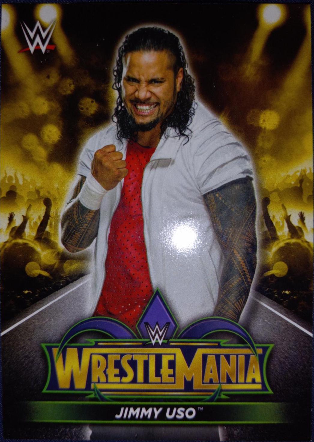 Jimmy Uso #R-45 Wrestling Cards 2018 Topps WWE Road To Wrestlemania 34 Roster