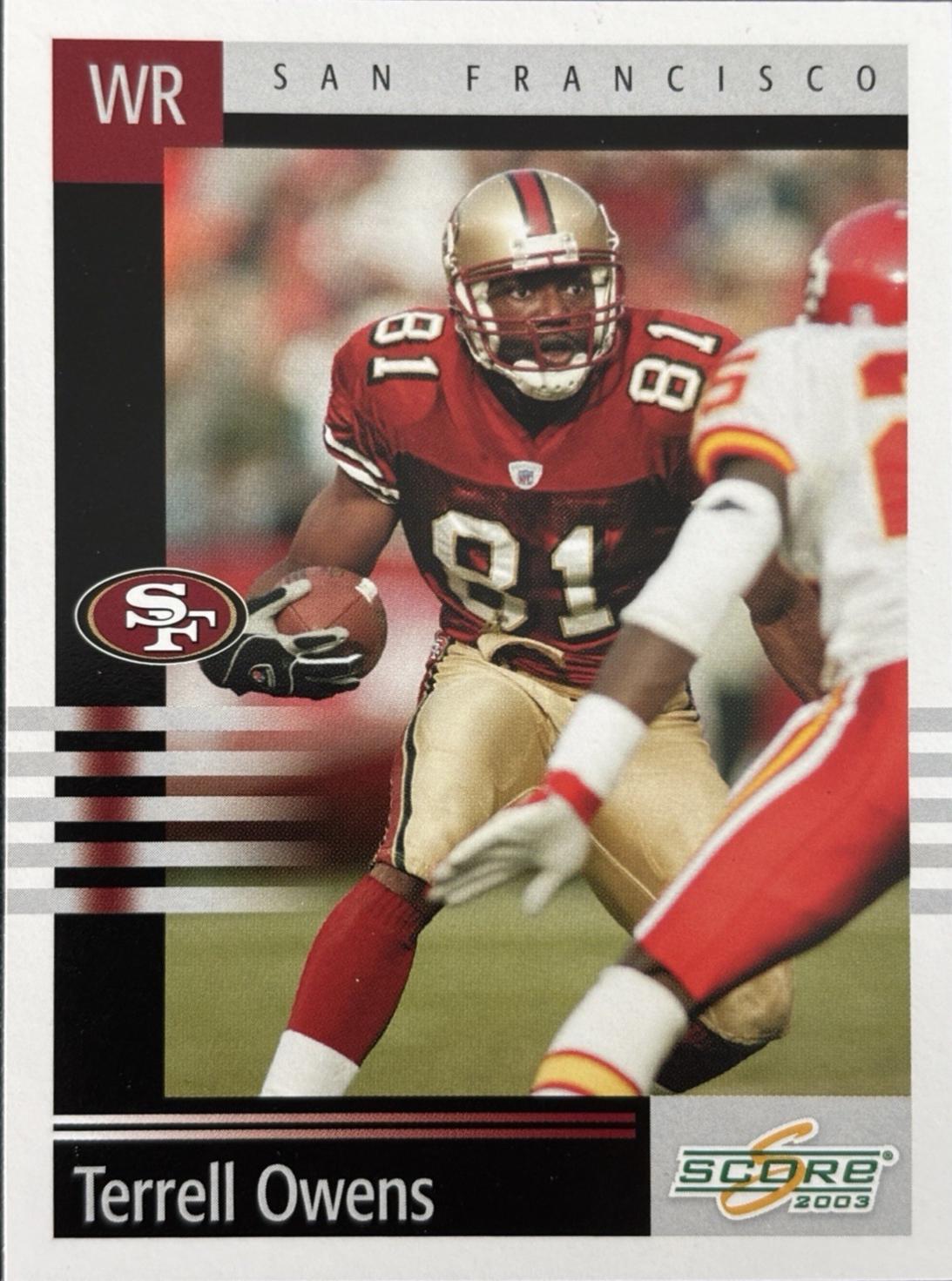 Terrell Owens #238 2003 Panini Score Football