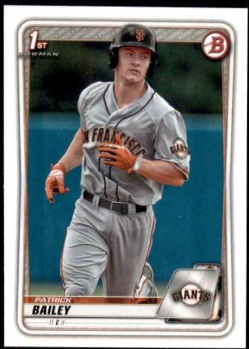 Patrick Bailey #BD-146 2020 Bowman Draft Baseball