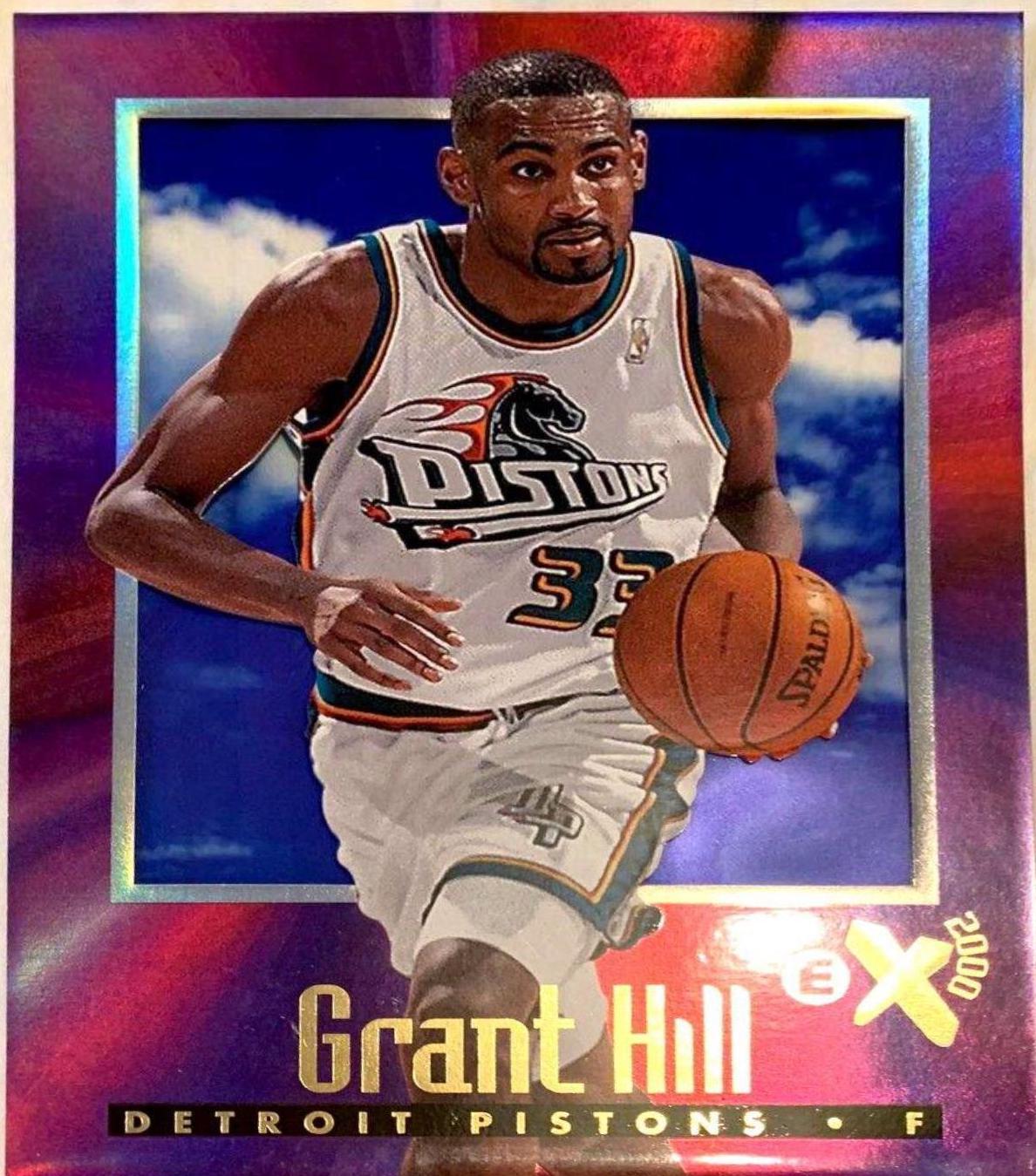 Grant Hill Jumbo Incentive Basketball Cards 1996 Skybox E-X2000