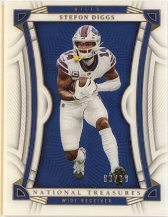 Stefon Diggs #2 Football Cards 2022 Panini National Treasures