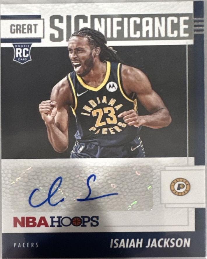 Isaiah Jackson #GS-IJ Basketball Cards 2021 Panini Hoops Great SIGnificance