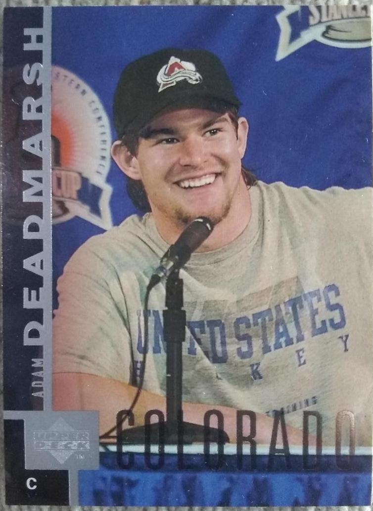Adam Deadmarsh #46 Hockey Cards 1997 Upper Deck