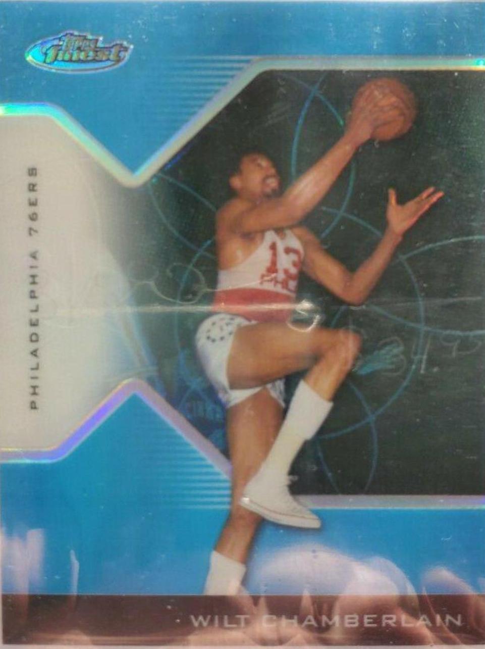 Wilt Chamberlain #146 Basketball Cards 2004 Finest
