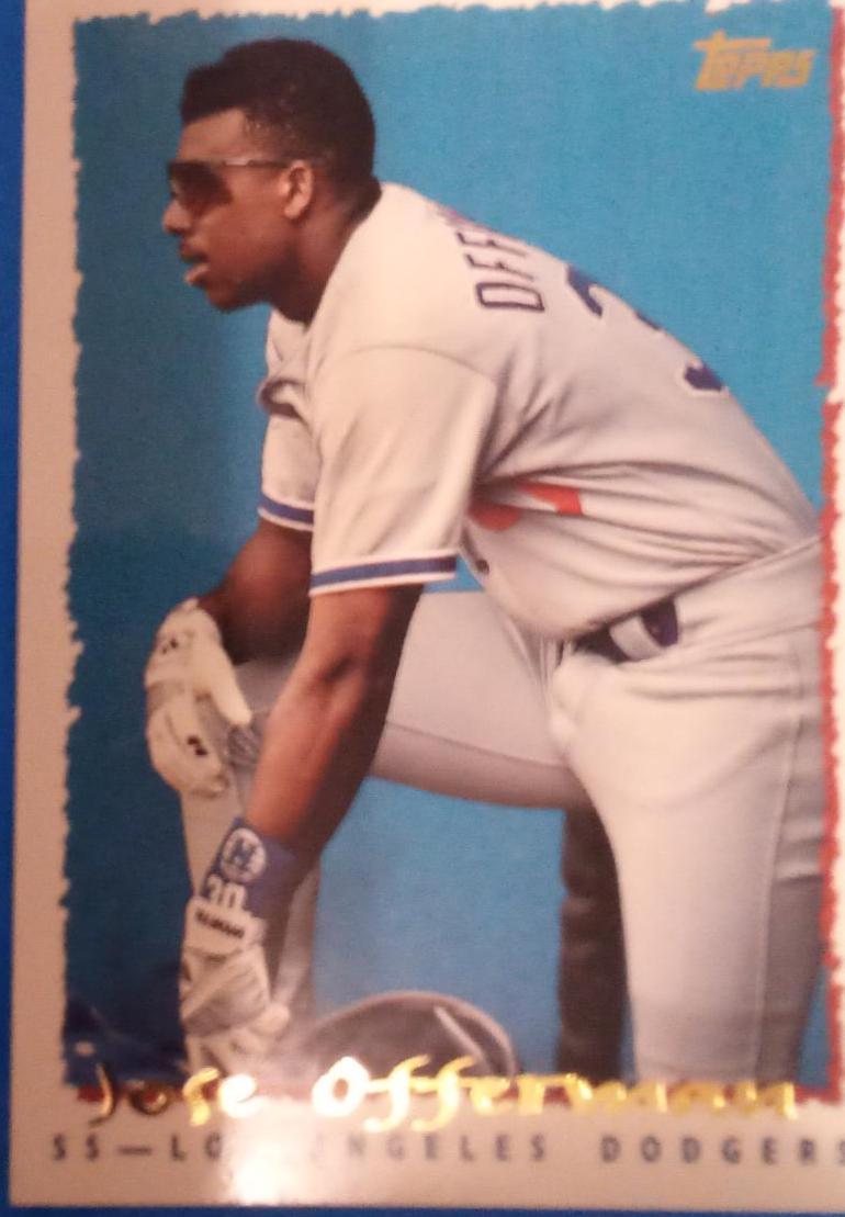Jose Offerman #152, Baseball Cards 1995 Topps