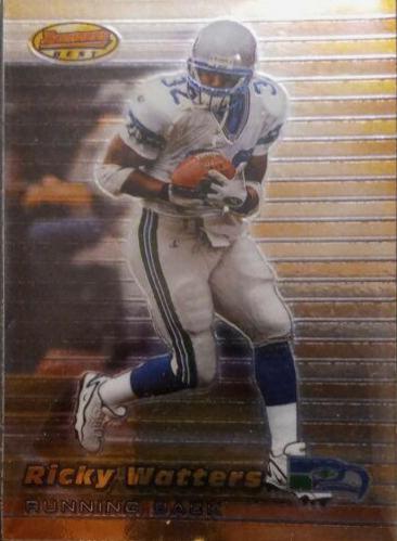 Ricky Watters #15 Football Cards 1999 Bowman's Best