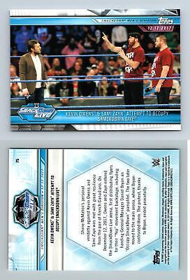 Kevin Owens Brutalizes Sami Zayn #58 Wrestling Cards 2019 Topps WWE Champions