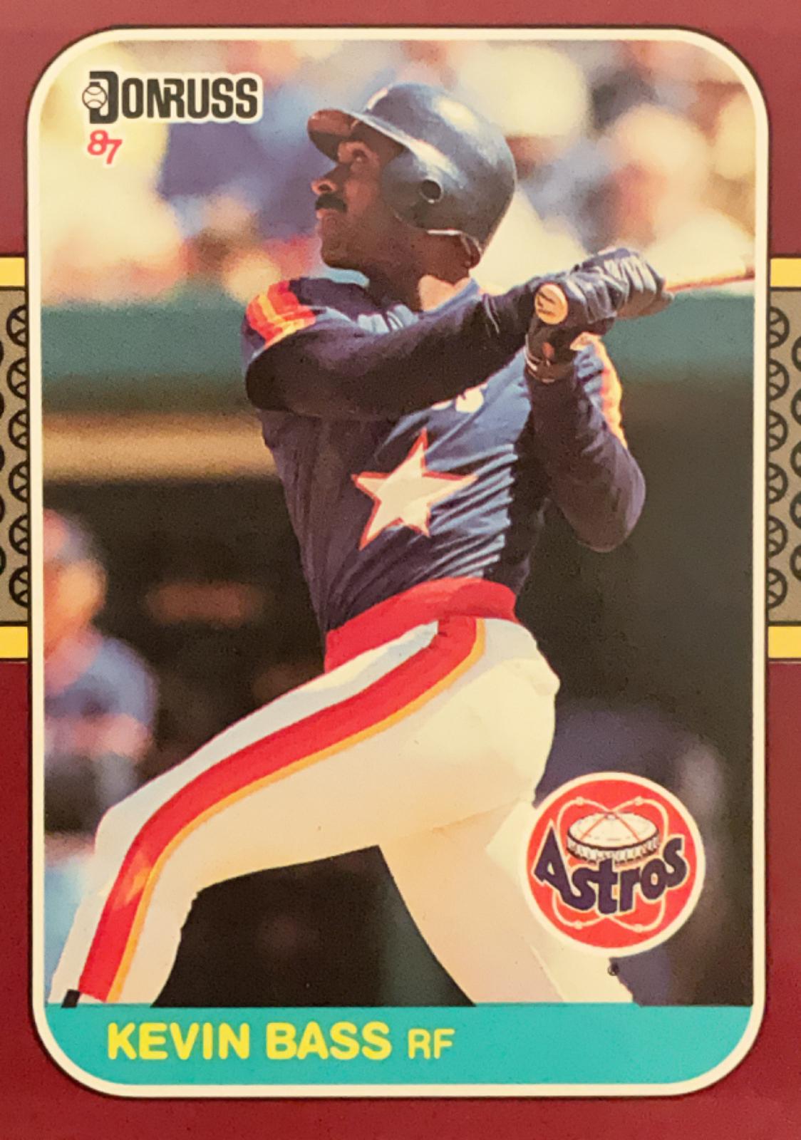 Kevin Bass #14 Baseball Cards 1987 Donruss Opening Day