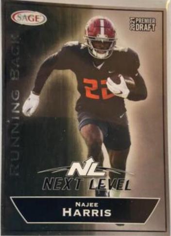 Najee Harris #150 2021 Sage Premier Draft Football