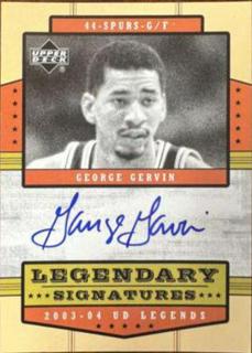 George Gervin Legendary Signatures