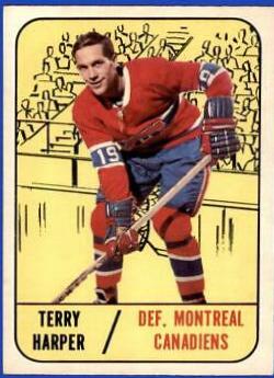 Terry Harper #6 Hockey Cards 1967 Topps