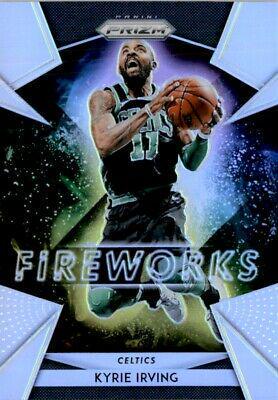 Kyrie Irving #9 Basketball Cards 2018 Panini Prizm Fireworks
