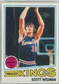 Scott Wedman #17 Basketball Cards 1977 Topps