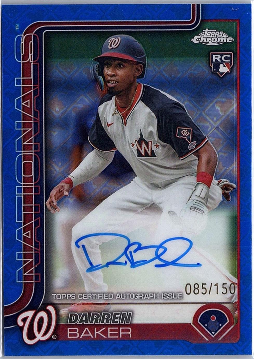 Darren Baker [Blue Refractor] #RA-DB