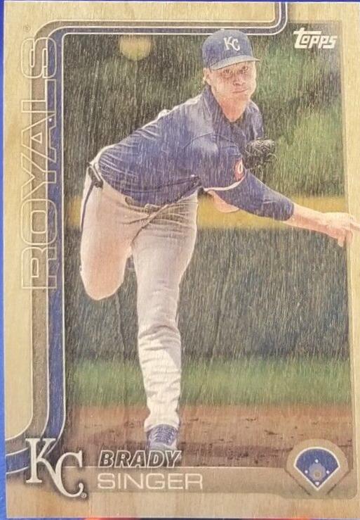 Brady Singer [Wood] (2025 Topps)