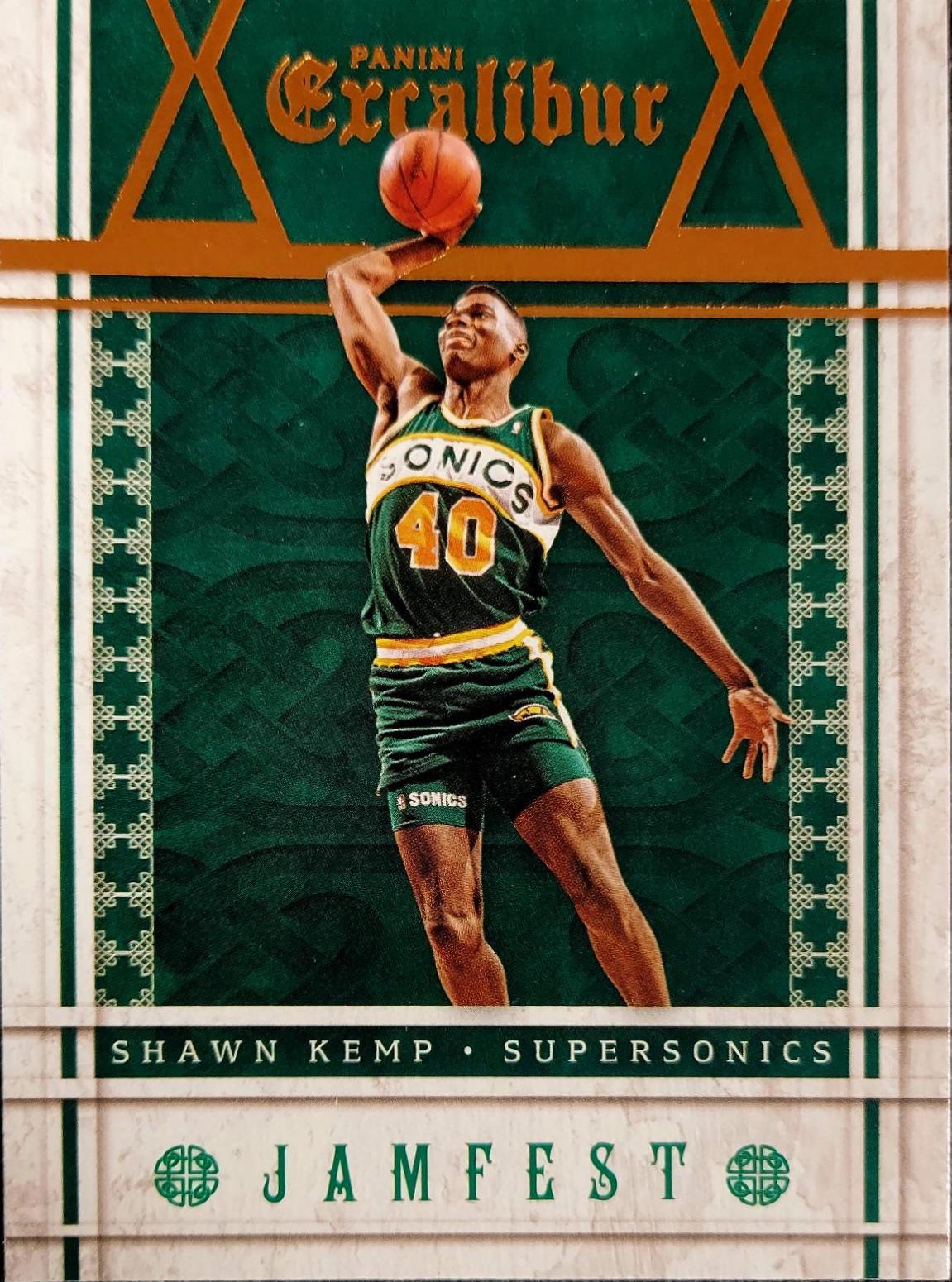 Shawn Kemp #23 Basketball Cards 2015 Panini Excalibur Jamfest