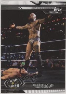 Aleister Black def. Johnny Gargano #63 Wrestling Cards 2019 Topps WWE NXT